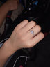DR. DARLING鉆戒指女款莫桑石D色1克拉免費(fèi)刻字求結(jié)婚表白鍍鉑金食指環(huán)送女友 雪花款莫桑鉆戒-1克拉-當(dāng)次日達(dá) 曬單實(shí)拍圖