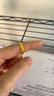 六福珠寶福滿(mǎn)傳家足金吉言金黃金戒指實(shí)心情侶對戒單只 計價(jià) G16TBGR0003 5.50克(含工費517元)女款 曬單實(shí)拍圖