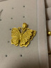 航民首飾母親節禮物黃金吊墜足金999古法花絲蝴蝶項墜XYG2124工費270元/件 6.28g 曬單實(shí)拍圖