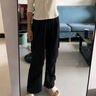 森馬休閑褲女顯腿長(zhǎng)吸濕速干闊腿褲春秋彈力工裝褲109524127003 曬單實(shí)拍圖