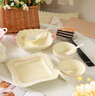 四伴碗盤(pán)餐具家用新款奶油風(fēng)輕奢陶瓷餐具喬遷禮物餐具整套 4人食配大湯碗【禮盒裝】 18頭 （詳細(xì)規(guī)格配置見(jiàn)圖2） 曬單實(shí)拍圖