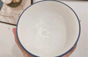 素美吉（SUMEIJI）家用米飯碗2025新款碗碟套裝簡約碗盤餐具高顏值喬遷碗筷盤子碗具 新摩登9.5英寸-雙耳花邊深碗 曬單實拍圖