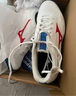 美津濃（MIZUNO）CYCLONE SPEED CN排球鞋綜合室內(nèi)外訓(xùn)練鞋男女款羽毛球鞋乒乓球鞋 白紅藍(lán) V1GA218125 42 =270mm 曬單實(shí)拍圖