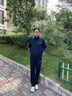 俞兆林（YUZHAOLIN）中老年運(yùn)動(dòng)套裝女春秋媽媽秋裝外套40歲50洋氣大碼中年休閑三件套 1522 深藍(lán)色【三件套】春秋款 XL 【建議105-120斤】 曬單實(shí)拍圖