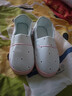尚舒伴月子鞋春秋九月份包跟軟底十月產(chǎn)婦產(chǎn)后室內家居鞋防滑透氣孕婦鞋 小花款月子鞋－藍色 S(36-37)碼 曬單實(shí)拍圖