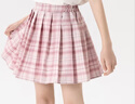 班尼路女童半身裙秋季2025女孩洋氣JK格子短裙兒童秋裝學(xué)院風(fēng)A字百褶裙 曬單實(shí)拍圖