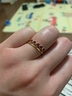 喜鉆黃18K金紅寶石戒指時(shí)尚排戒彩寶寶石戒指時(shí)尚送女友生日禮物 黃18K金共35分 曬單實(shí)拍圖