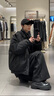 至唯美式加厚棉服男冬季潮流加棉保暖面包服外套青少年學(xué)生潮牌棉衣男 黑色加棉D(zhuǎn)Y2486 XL 【推薦130-146斤】 曬單實(shí)拍圖