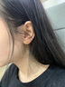 中國黃金（CHINA GOLD）雪花黃金耳釘女足金百搭耳環(huán)耳飾品生日禮物女送女友老婆結婚紀念 京速達-足金浪漫雪花耳釘 曬單實(shí)拍圖