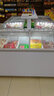 海爾（Haier） 冰柜 臥式冷凍柜透明玻璃門(mén) 超市凍品商用大容量組合島柜 4臺組合套裝贈貨架 曬單實(shí)拍圖