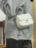 酷奇袋鼠（KUQIDAISHU）品牌女包520小香风链条女包百搭小方包2023新款时尚单肩韩版菱格 白色 晒单实拍图