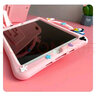 啟臣（Qichen）適用ipad保護套10.2英寸硅膠ipad5平板套迷你5防摔蘋(píng)果mini7兒童支架ipad6手提air2平板電腦保護殼 手提式唐老鴨-粉色 21/20/19年款iPad 10.2英寸 曬單實(shí)拍圖