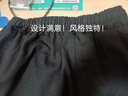 WNBR純棉短褲女2024夏季新款百搭薄款寬松顯瘦高腰闊腿運(yùn)動休閑褲 卡其色+黑色 M 建議90-110斤 曬單實(shí)拍圖