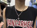 QMXD小眾美式十字架項鏈男潮嘻哈高級感男生吊墜痞帥冷淡風(fēng)古巴鏈配飾 項鏈 曬單實(shí)拍圖