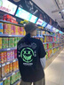 潮氪短袖t恤男 夏季潮牌五分半袖男士衣服男圓領(lǐng)情侶裝夏天寬松潮流 黑色H1563 L 推薦120-145斤 曬單實(shí)拍圖