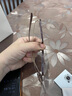 BOLON暴龍眼鏡近視眼鏡框王鶴棣同款光學(xué)鏡架β鈦可配度數(shù)男女款BT6018 B21-金色/透棕色 單鏡框 曬單實(shí)拍圖
