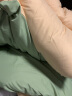 雅鹿床上四件套磨毛床单被套单人宿舍被罩纯色简约水洗棉冬季床上用品 浅绿+浅驼 三件套1.2m床【被套150*200cm】 实拍图