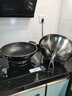 合興利（HESInLY）不銹鋼鍋蓋鋼蓋32cm高拱型炒鍋蓋加高加厚家用通用煎鍋鍋蓋湯鍋蓋 高拱蓋可立柄/1個(gè) 32cm適配鍋內(nèi)徑31.7-32.5cm 曬單實(shí)拍圖