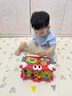 沐童堡兒童音樂(lè )六面體玩具嬰兒玩具6個(gè)月以上男孩女孩益智早教周歲禮物 【螃蟹-紅色】15合1多功能六面體 曬單實(shí)拍圖