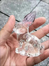 潤華年水晶可愛(ài)小兔子飾品家居書(shū)桌裝飾車(chē)載送朋友閨蜜兔年創(chuàng  )意禮物擺件 粉色水晶兔[極] 曬單實(shí)拍圖