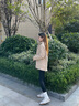 探路者（TOREAD）三合一沖鋒衣登山服戶外爬山旅行防水抗靜電抓絨內(nèi)膽保暖外套女 原木色 S 曬單實拍圖