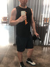 GEKM 肌肉健身兄弟潮牌背心男兄弟夏季跑步籃球訓(xùn)練坎肩無袖T恤運動服 B-09(棉質(zhì))黑色橙花+DK-8(黃色) XL【建議140-160斤】 曬單實拍圖