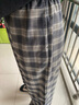 馬登女裝 美式復(fù)古格紋休閑褲學(xué)生直筒寬松百搭夏季闊腿褲子 香芋紫格 馬登工裝 L 曬單實拍圖