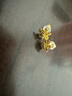 中國(guó)黃金（CHINA GOLD）雪花黃金耳釘女款足金養(yǎng)耳洞耳飾情人節(jié)情人節(jié)生日禮物送女友老婆 【今/次日達(dá)】雪花耳釘【一對(duì)】約0.7g 曬單實(shí)拍圖