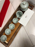 雅瓷汝窯蓋碗茶具套裝整套 陶瓷功夫茶杯茶具可養(yǎng)開片禮盒裝三才蓋碗 三合蓋碗套裝+茶臺(tái) 7件 曬單實(shí)拍圖