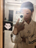矜持范大碼美式慵懶風(fēng)oversize連帽衛(wèi)衣女2025秋季胖MM加厚加絨寬松帽衫 白灰【復(fù)合春秋款】 2XL 【建議135-150斤】 曬單實拍圖