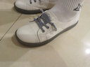 金利來(lái)（Goldlion）女鞋一腳蹬休閑軟底單鞋平底小白鞋女 668130071灰色40 曬單實(shí)拍圖