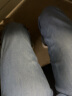 真维斯（JEANSWEST）牛仔裤男2024夏季潮牌直筒时尚猫须青年休闲男士长裤浅蓝28 实拍图
