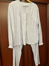 安莉芳【專(zhuān)柜新品】棉質(zhì)長(cháng)袖長(cháng)褲睡衣套裝女士花邊v領(lǐng)家居服EL00610 淺粉色LPK 2XL 曬單實(shí)拍圖