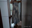 佐緋絡(luò)溫柔系穿搭套裝女夏季薄款開衫韓版水墨畫遮肉顯瘦吊帶連衣裙 開衫+吊帶裙_兩 L _建議105-120斤 曬單實(shí)拍圖