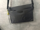 羅梅達爾（Rommedal）斜挎單肩包男輕便帆布包休閑商務(wù)手提包橫款簡(jiǎn)約單肩斜挎包男包 黑色32*23*6 曬單實(shí)拍圖