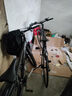 飛鴿公路車(chē)自行車(chē)直把公路車(chē)男女學(xué)生成人跑車(chē)變速公路賽單車(chē)競速賽車(chē) 黑色/30刀/輻條輪 700C（適合160cm-190cm騎行） 21速高配 曬單實(shí)拍圖