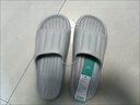 安尚芬EVA軟底涼拖鞋男士夏季室內外家居浴室洗澡防滑情侶涼拖鞋女 灰色 42-43 正碼 曬單實(shí)拍圖