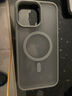 Smorss適用蘋(píng)果15promax手機殼 iphone15promax保護套MagSafe磁吸硅膠軟邊防摔保護殼磨砂防指紋 灰色 曬單實(shí)拍圖
