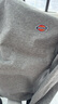 Dickies 經(jīng)典三色logo長(cháng)袖T恤休閑上衣龍年紅色010983 中羽灰 L 曬單實(shí)拍圖