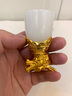 蒂戈羅菲 阿富汗白玉十二生肖白酒杯套裝輕奢復古中式酒具天然玉石擺件 阿富汗白玉套餐五 曬單實(shí)拍圖