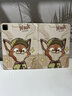 迪士尼（Disney）iPad11平板套iPadAir7蘋(píng)果保護套瘋狂動(dòng)物城尼克朱迪書(shū)本式雙面帶筆槽防摔軟殼卡通適用情侶款外殼 雙面彩繪皮紋【內置筆槽】尼克-441955Y iPadAir7(M3)/ 曬單實(shí)拍圖