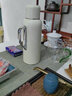 學古 |一原傳家壺·迷你 熱水壺悶茶壺暖壺家用保溫暖瓶熱水壺595ml 米色595ml 曬單實拍圖