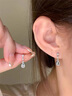 馳匡yoyoclub瓦爾登湖精致鋯石耳釘女小眾感小巧法式氣質(zhì)mini耳環(huán) XS-淺藍水滴耳釘 曬單實(shí)拍圖