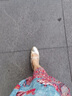 蜜凡蘇跳廣場舞的女式皮鞋軟底軟皮真的皮舞鞋紅色成人平跟平底交誼舞舞 銀色 39 曬單實(shí)拍圖
