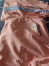 綠如茵秋季睡衣女士純棉100%全棉長袖少女春夏天薄款月子服帶胸墊家居服 mrc7345【高檔面料】 XL 【女】158-172cm,115-130斤 曬單實拍圖