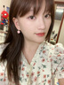 銀瑜 粉霧甜心粉色桃子耳環(huán)女2025年新款溫柔甜美愛心耳釘高級耳飾 粉霧桃子耳環(huán) 曬單實拍圖