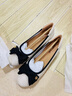 百麗（Belle）媽媽鞋高跟單鞋女商場(chǎng)同真皮淺口單鞋B5T1DCQ4 米白 36 (230mm) 曬單實(shí)拍圖