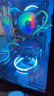 大水牛（BUBALUS）冰蓝 12CM机箱风扇（冷色蓝光/风冷散热/液压轴承/电脑风扇/大4P接口串联） 实拍图