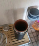 Stanisic德國品牌紫砂保溫杯帶把手男士商務(wù)辦公室泡茶杯大容量禮物送長(cháng)輩 黑色手柄杯 450ml 曬單實(shí)拍圖