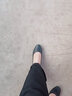 黑色皮鞋女工作鞋夏季透氣矮跟粗跟單鞋職業(yè)女鞋軟底酒店上班空姐鞋 2厘米 8302  38 曬單實(shí)拍圖